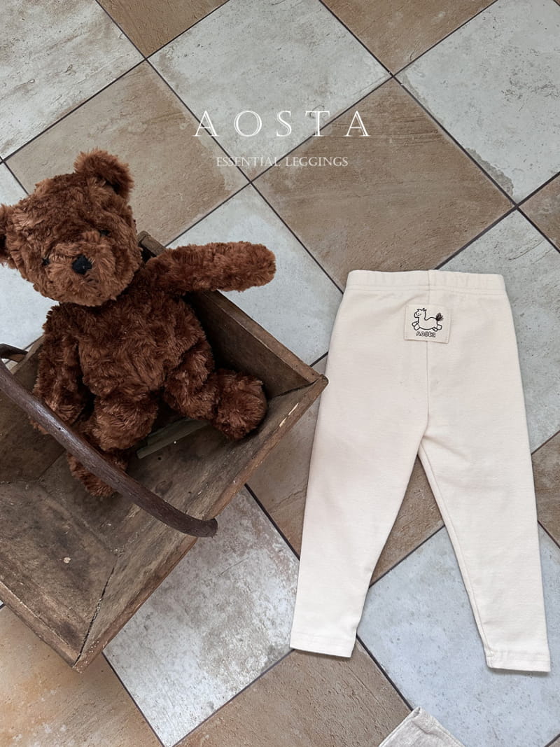 Aosta - Korean Children Fashion - #Kfashion4kids - Label Leggings - 11