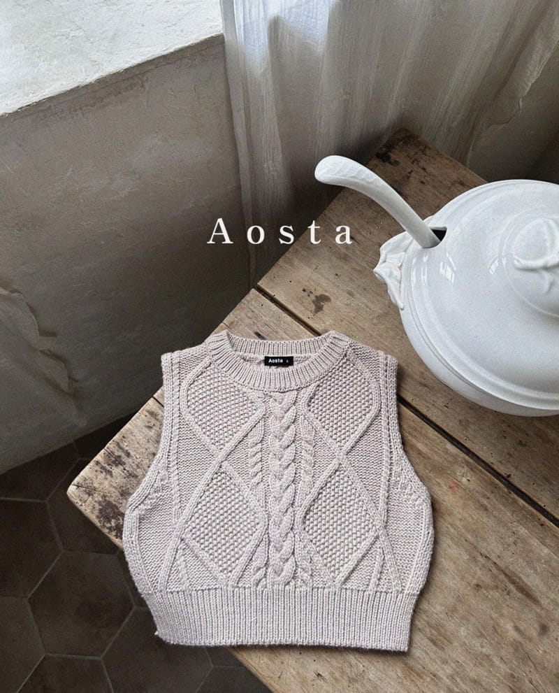 Aosta - Korean Children Fashion - #Kfashion4kids - Knit Vest - 6