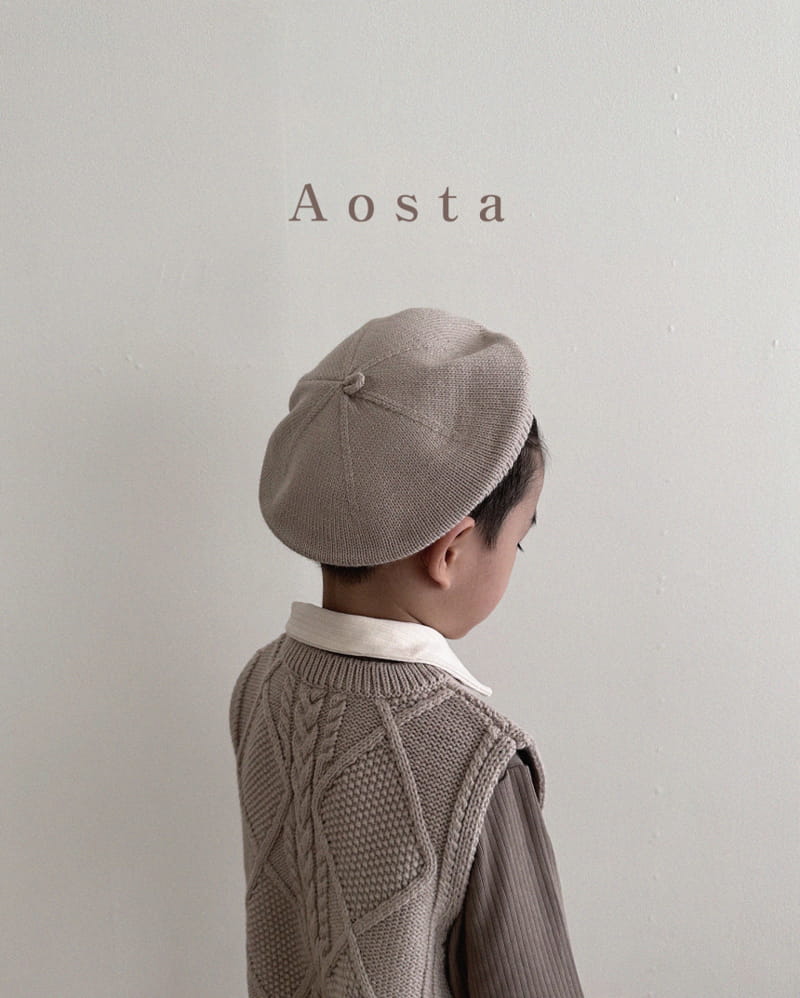 Aosta - Korean Children Fashion - #Kfashion4kids - Knit Benet Hat - 5