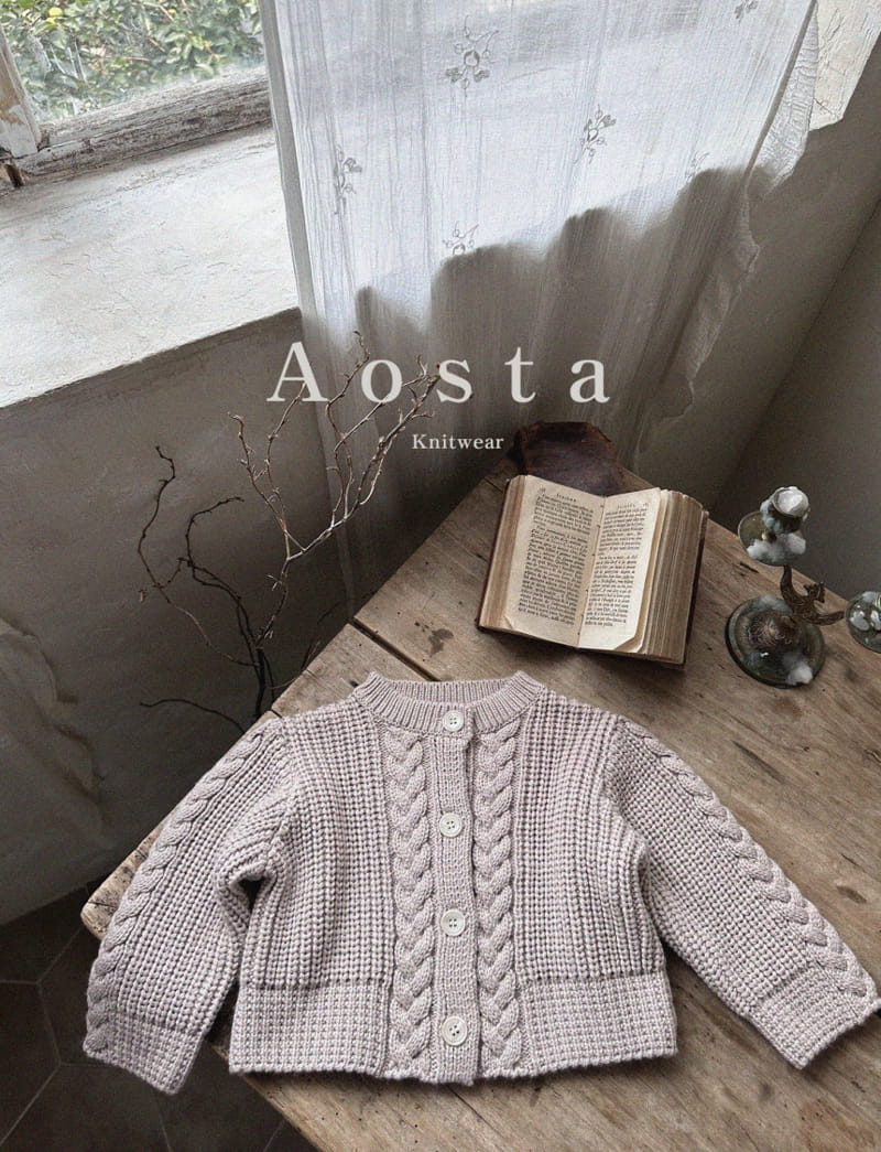 Aosta - Korean Children Fashion - #kidzfashiontrend - Knit Cardigan - 4