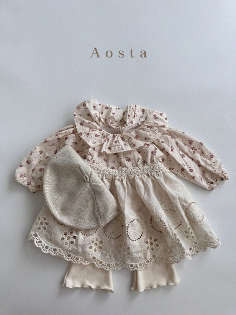 Aosta - Korean Children Fashion - #childofig - Lace Apron - 8