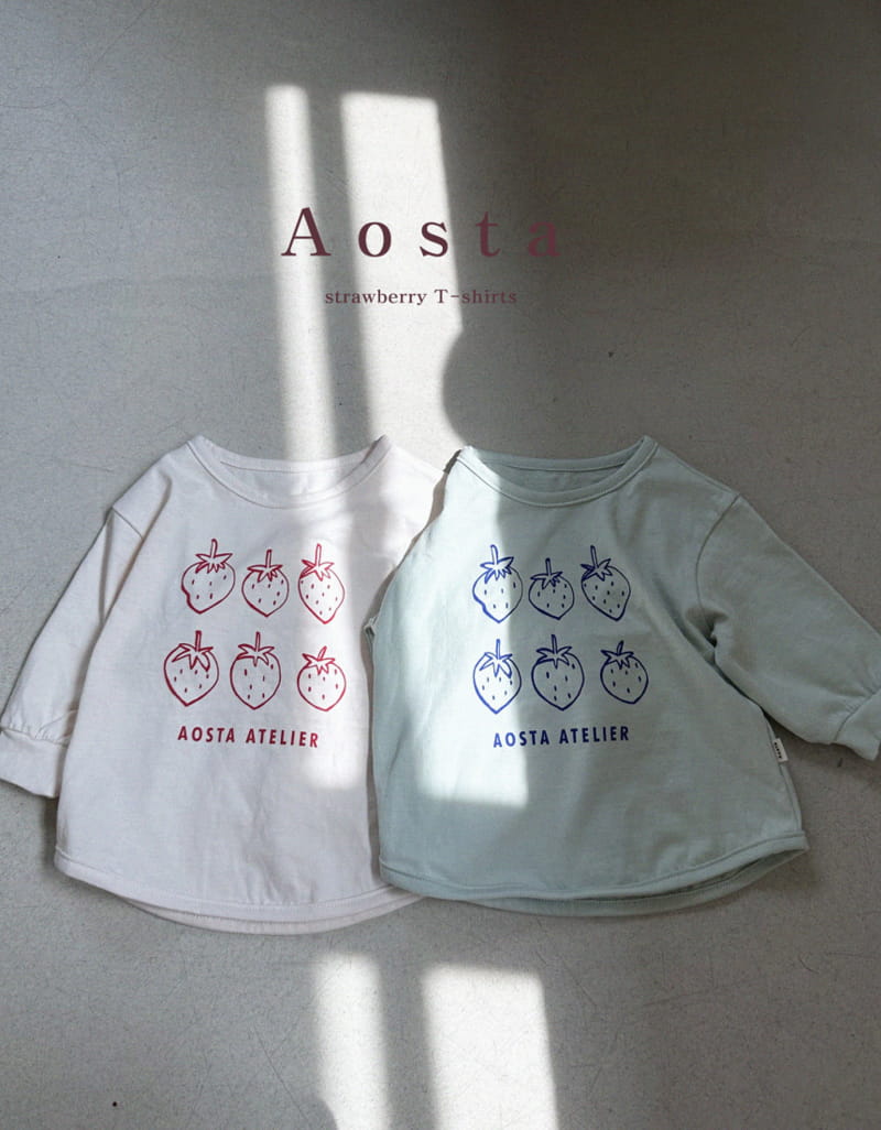 Aosta - Korean Children Fashion - #childofig - Strawberry Tee - 2