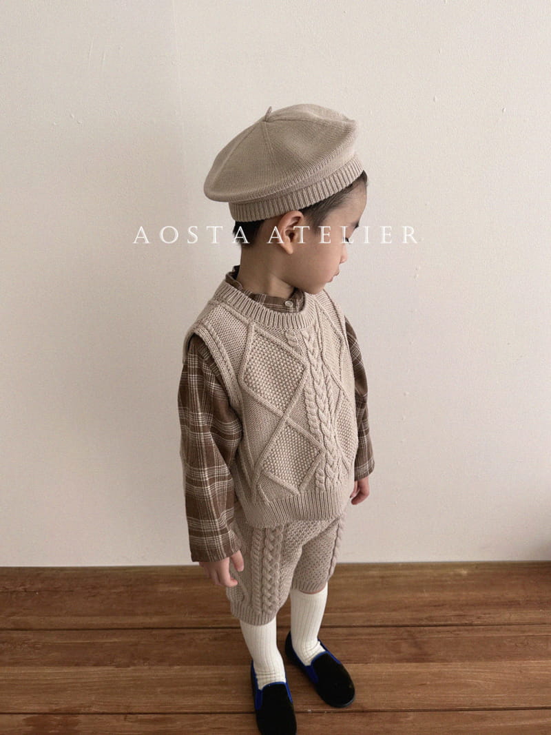 Aosta - Korean Children Fashion - #childofig - Knit Vest - 11