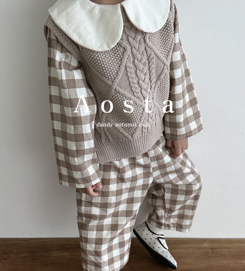 Aosta - Korean Children Fashion - #childofig - Knit Vest - 12