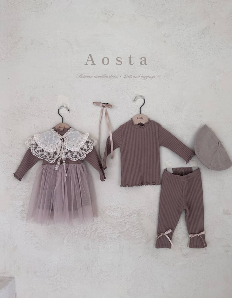 Aosta - Korean Children Fashion - #childofig - Camellia One-piece - 8