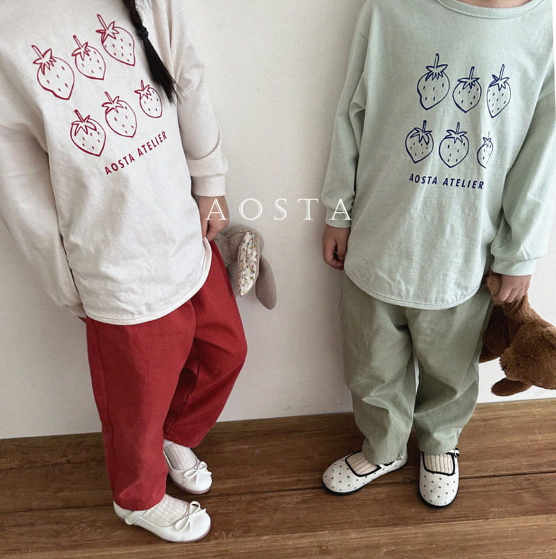 Aosta - Korean Children Fashion - #childrensboutique - Strawberry Tee - 3