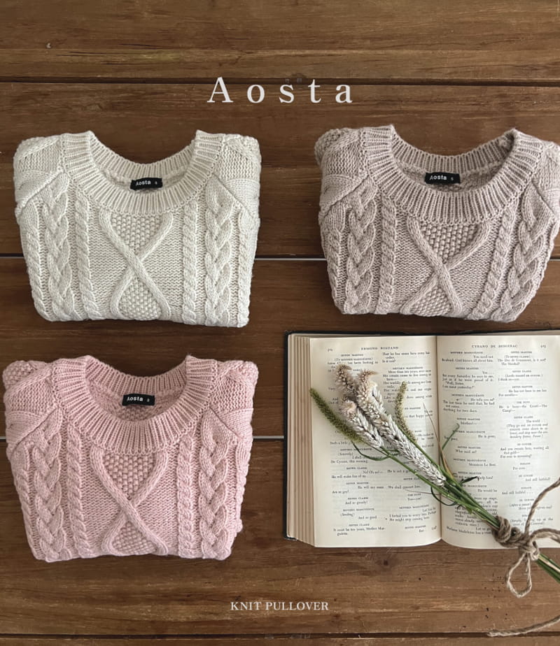 Aosta - Korean Children Fashion - #childrensboutique - Knit Pullover