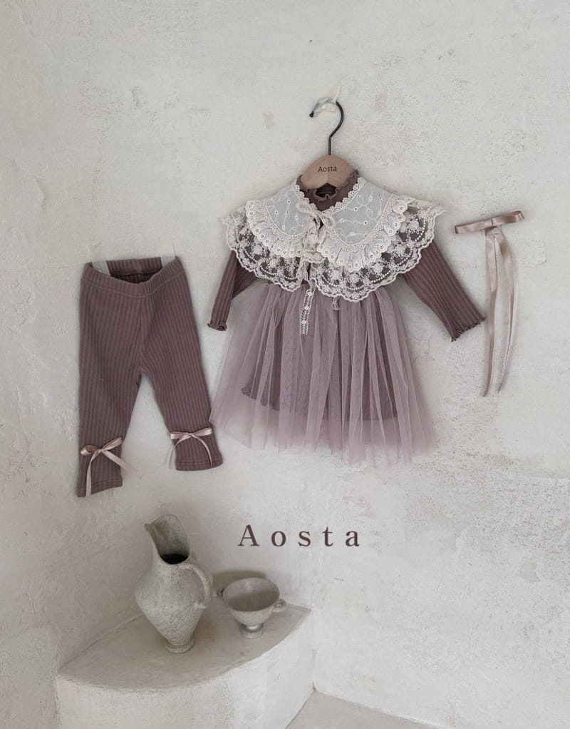 Aosta - Korean Children Fashion - #childrensboutique - Camellia One-piece - 9