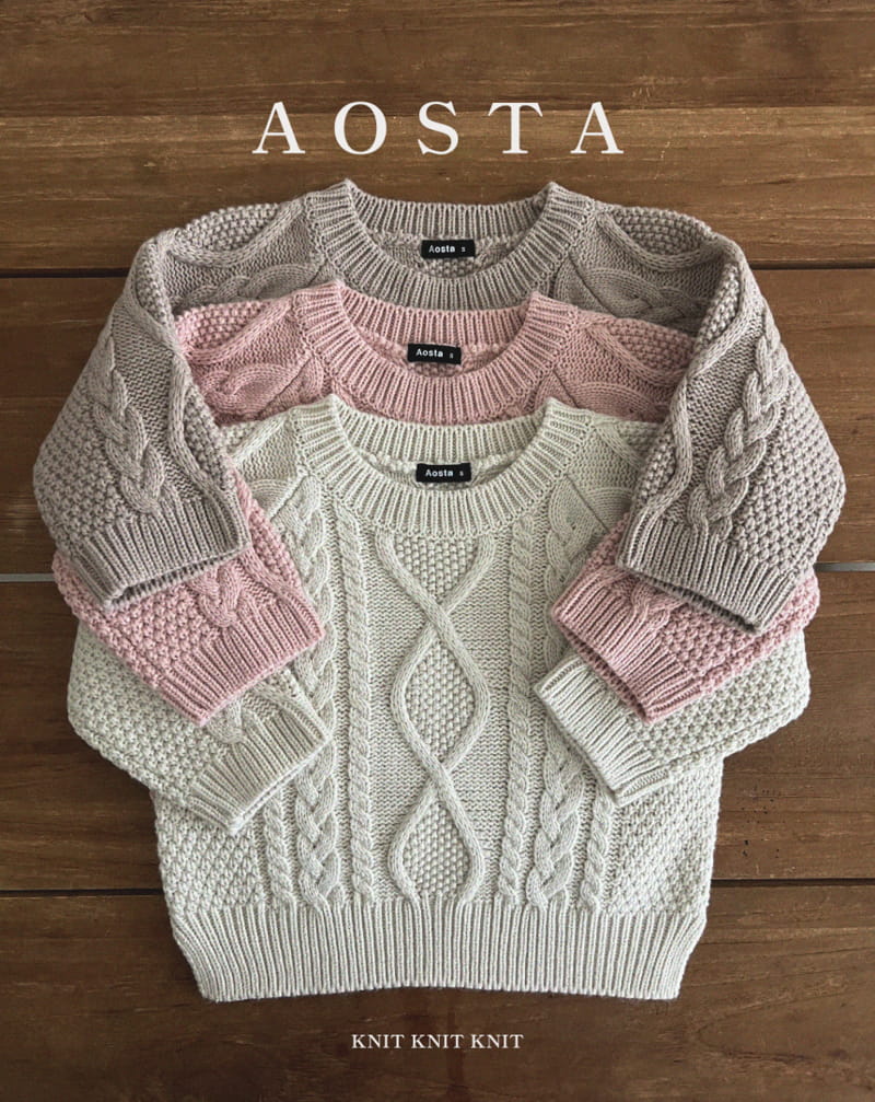 Aosta - Korean Children Fashion - #designkidswear - Knit Pullover - 2