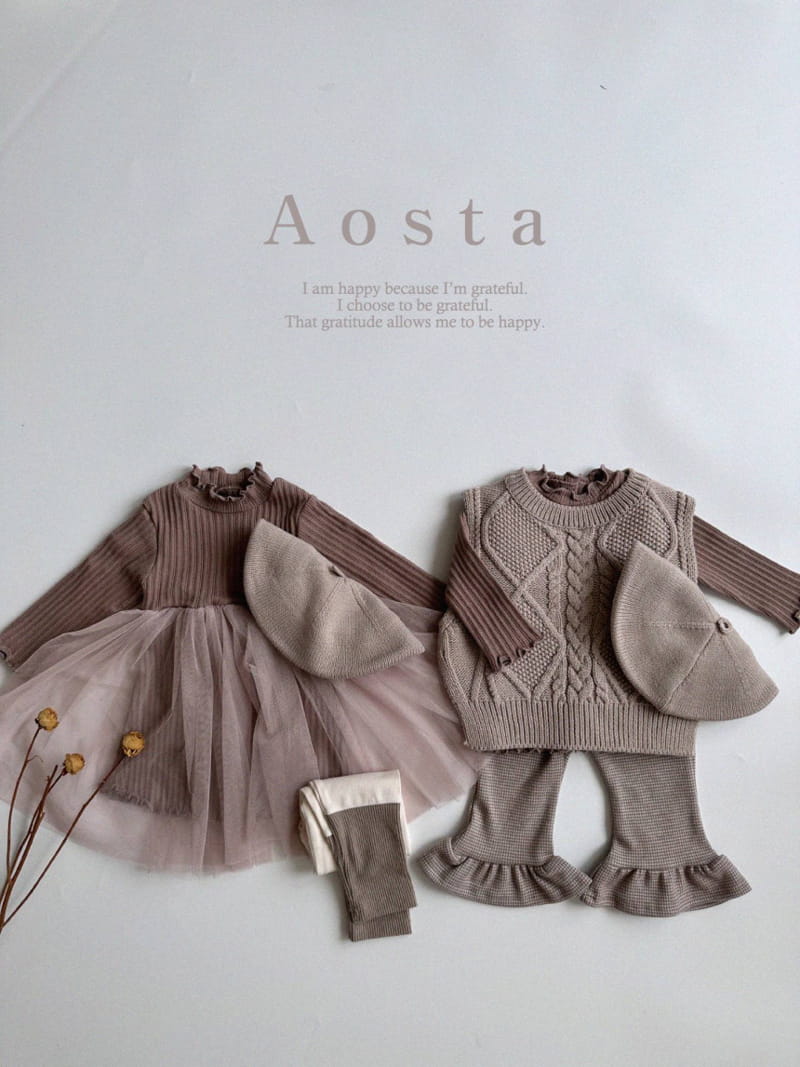 Aosta - Korean Children Fashion - #designkidswear - Camellia One-piece - 10