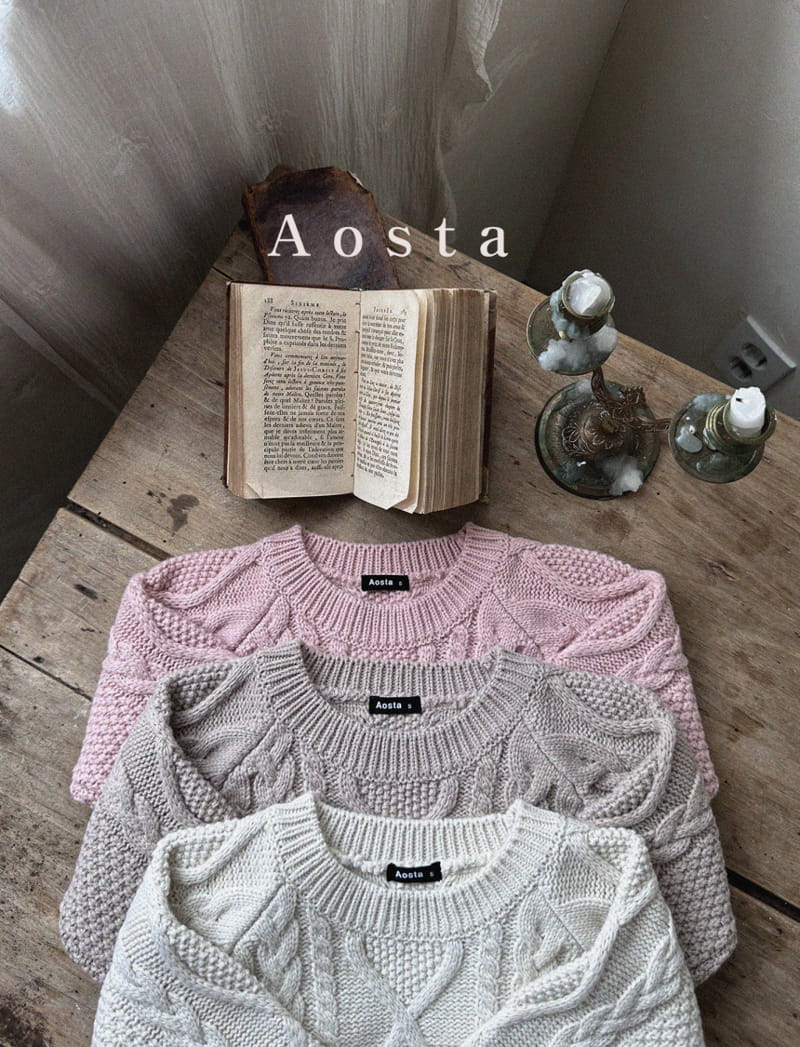 Aosta - Korean Children Fashion - #discoveringself - Knit Pullover - 3