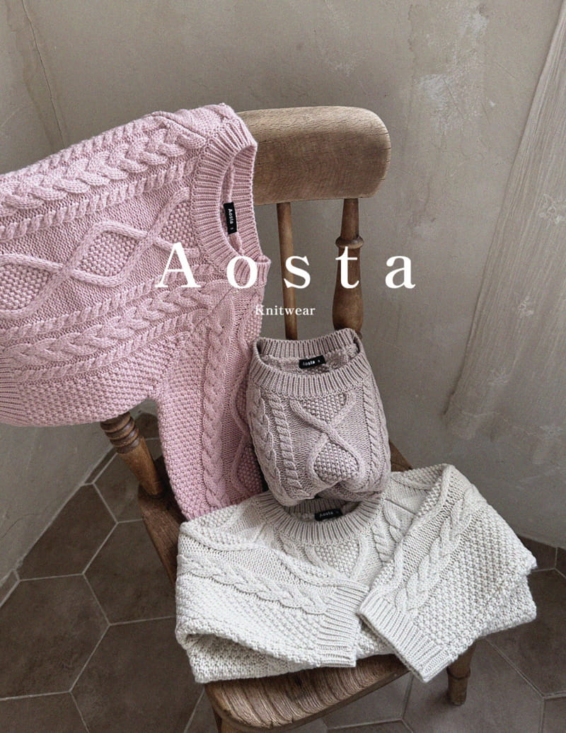 Aosta - Korean Children Fashion - #discoveringself - Knit Pullover - 4