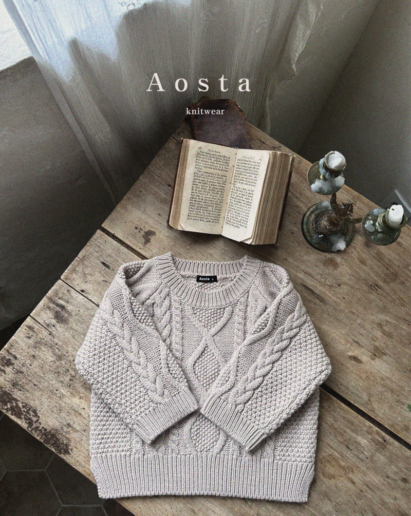 Aosta - Korean Children Fashion - #kidsshorts - Knit Pullover - 5