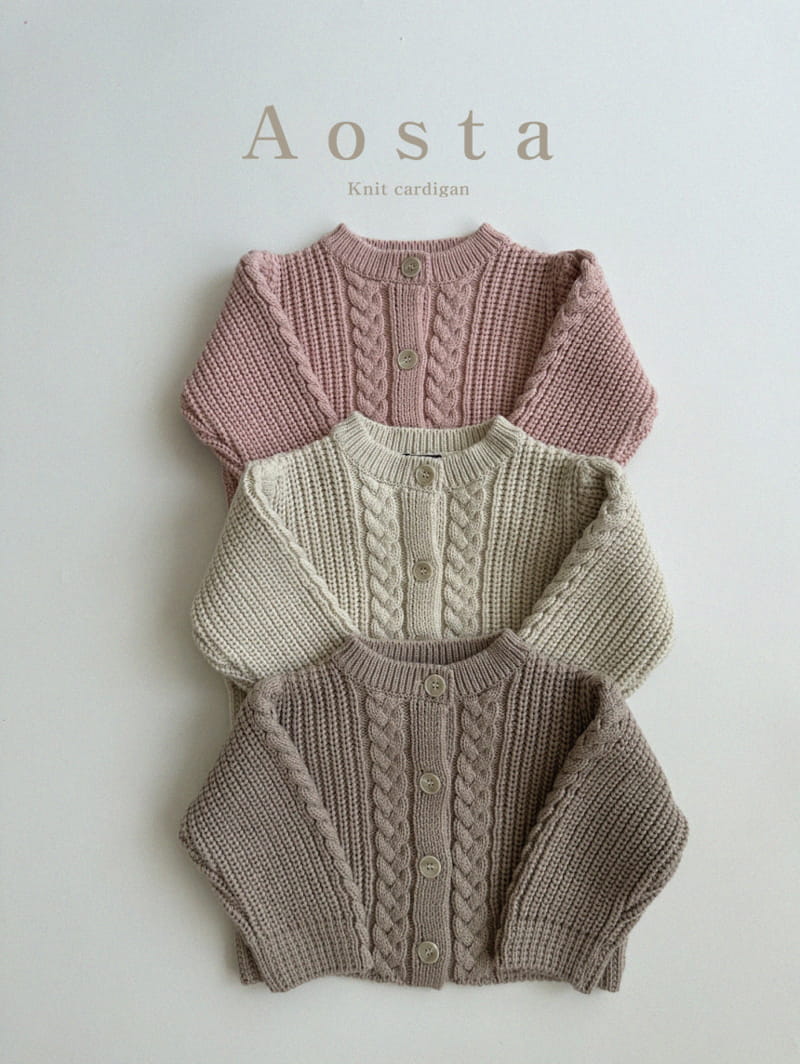 Aosta - Korean Children Fashion - #kidsshorts - Knit Cardigan