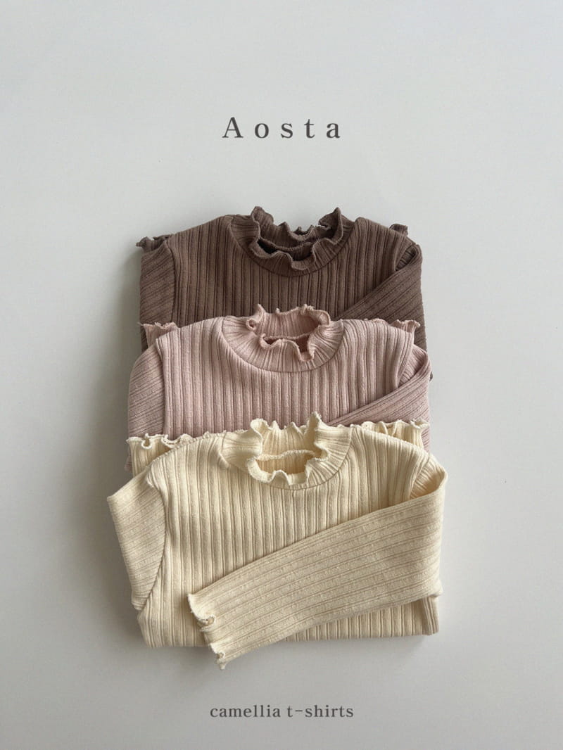 Aosta - Korean Children Fashion - #kidsstore - Camellia Tee