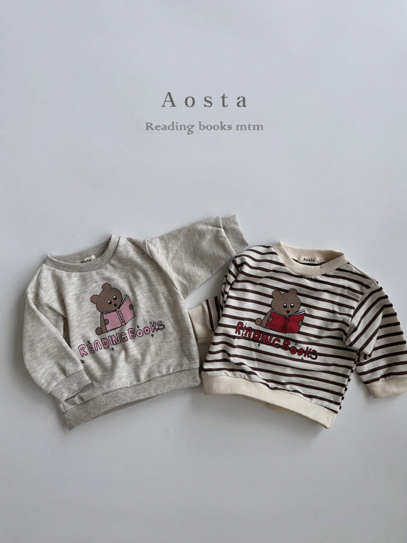 Aosta - Korean Children Fashion - #kidzfashiontrend - Leading Bear Sweatshirt - 2