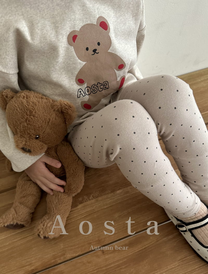 Aosta - Korean Children Fashion - #kidzfashiontrend - Label Leggings - 10