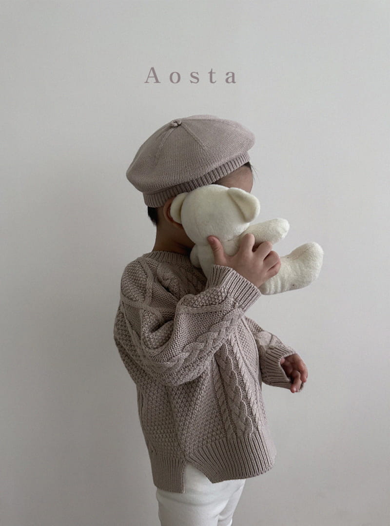 Aosta - Korean Children Fashion - #kidzfashiontrend - Knit Pullover - 7