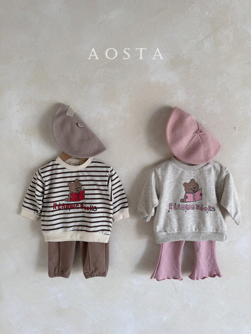 Aosta - Korean Children Fashion - #Kfashion4kids - Leading Bear Sweatshirt - 4