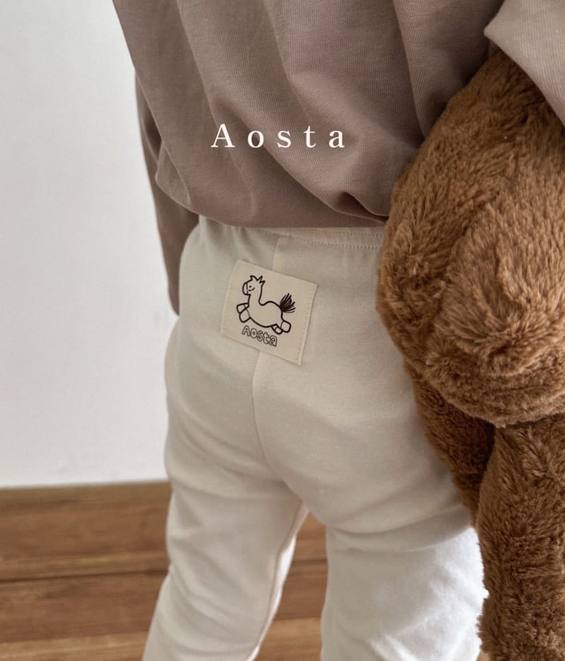 Aosta - Korean Children Fashion - #littlefashionista - Label Leggings - 12