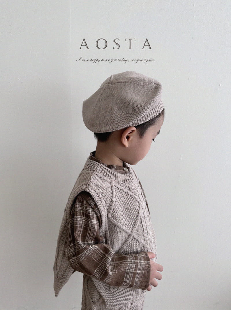 Aosta - Korean Children Fashion - #littlefashionista - Knit Vest - 7