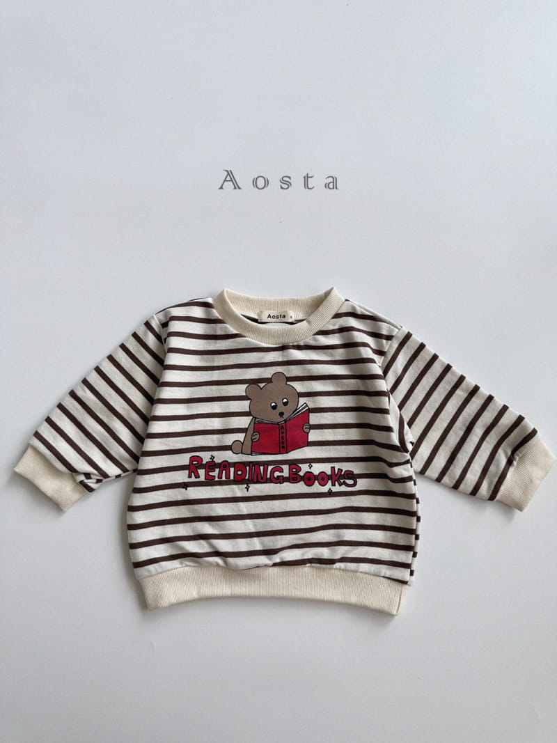 Aosta - Korean Children Fashion - #magicofchildhood - Leading Bear Sweatshirt - 5