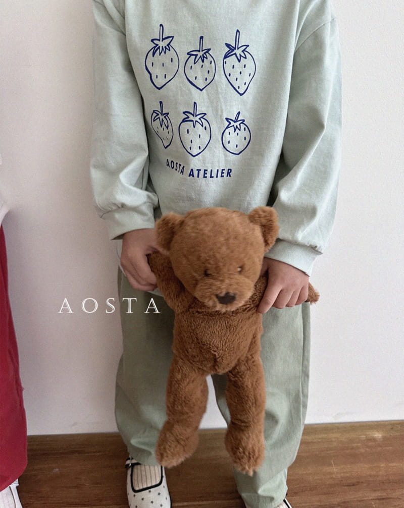 Aosta - Korean Children Fashion - #magicofchildhood - Strawberry Tee - 12