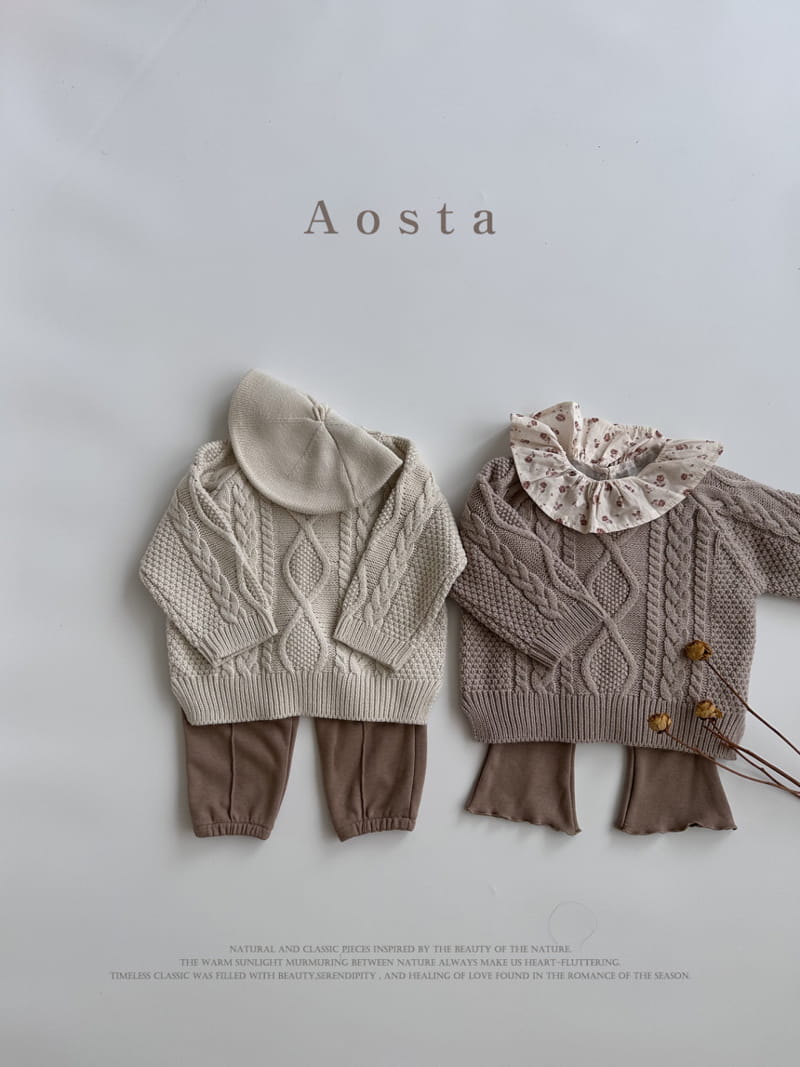 Aosta - Korean Children Fashion - #magicofchildhood - Knit Pullover - 10