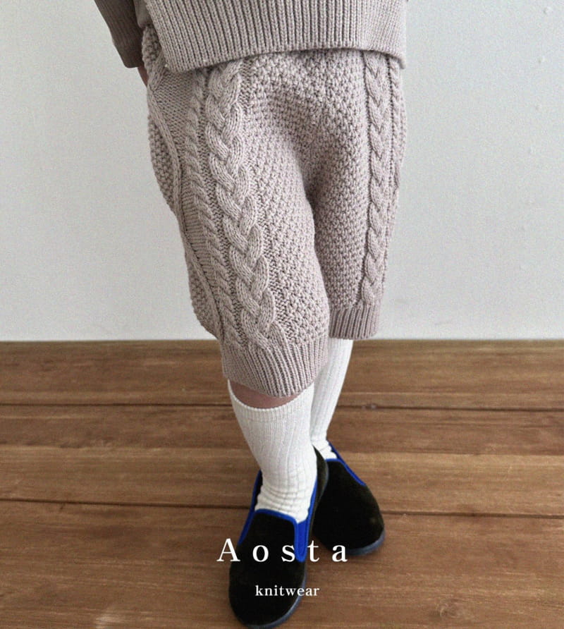 Aosta - Korean Children Fashion - #magicofchildhood - Knit Pants - 9