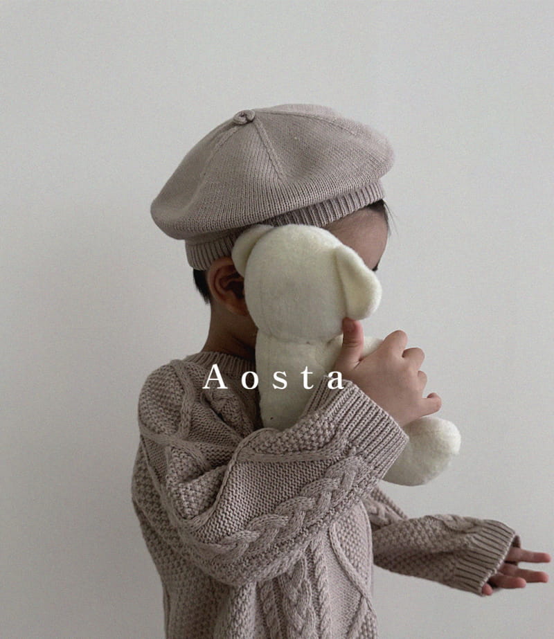 Aosta - Korean Children Fashion - #magicofchildhood - Knit Benet Hat - 7