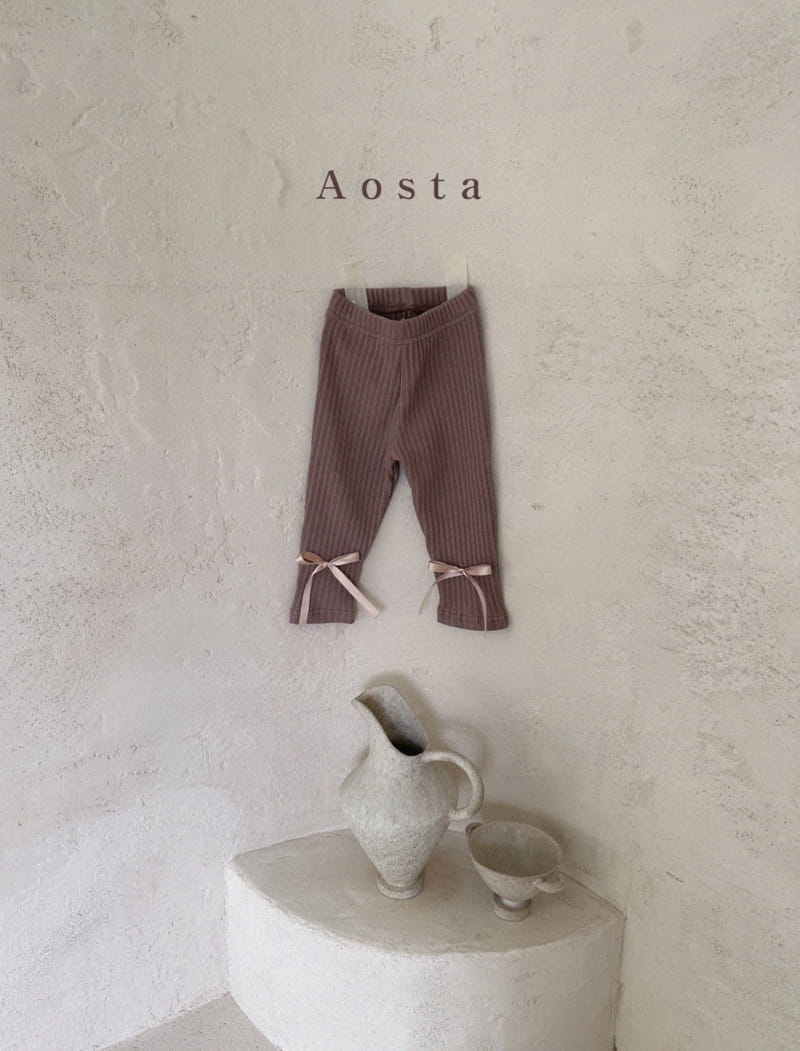 Aosta - Korean Children Fashion - #magicofchildhood - Camellia Leggings - 3