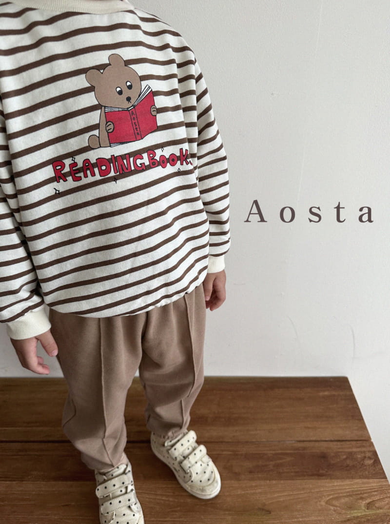 Aosta - Korean Children Fashion - #minifashionista - Leading Bear Sweatshirt - 6