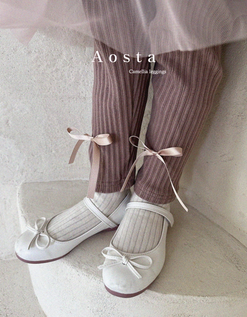 Aosta - Korean Children Fashion - #magicofchildhood - Camellia Leggings - 4