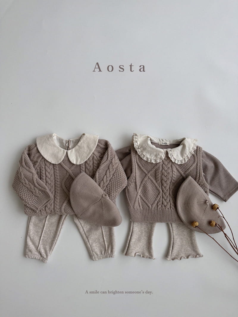 Aosta - Korean Children Fashion - #prettylittlegirls - Knit Pullover - 12