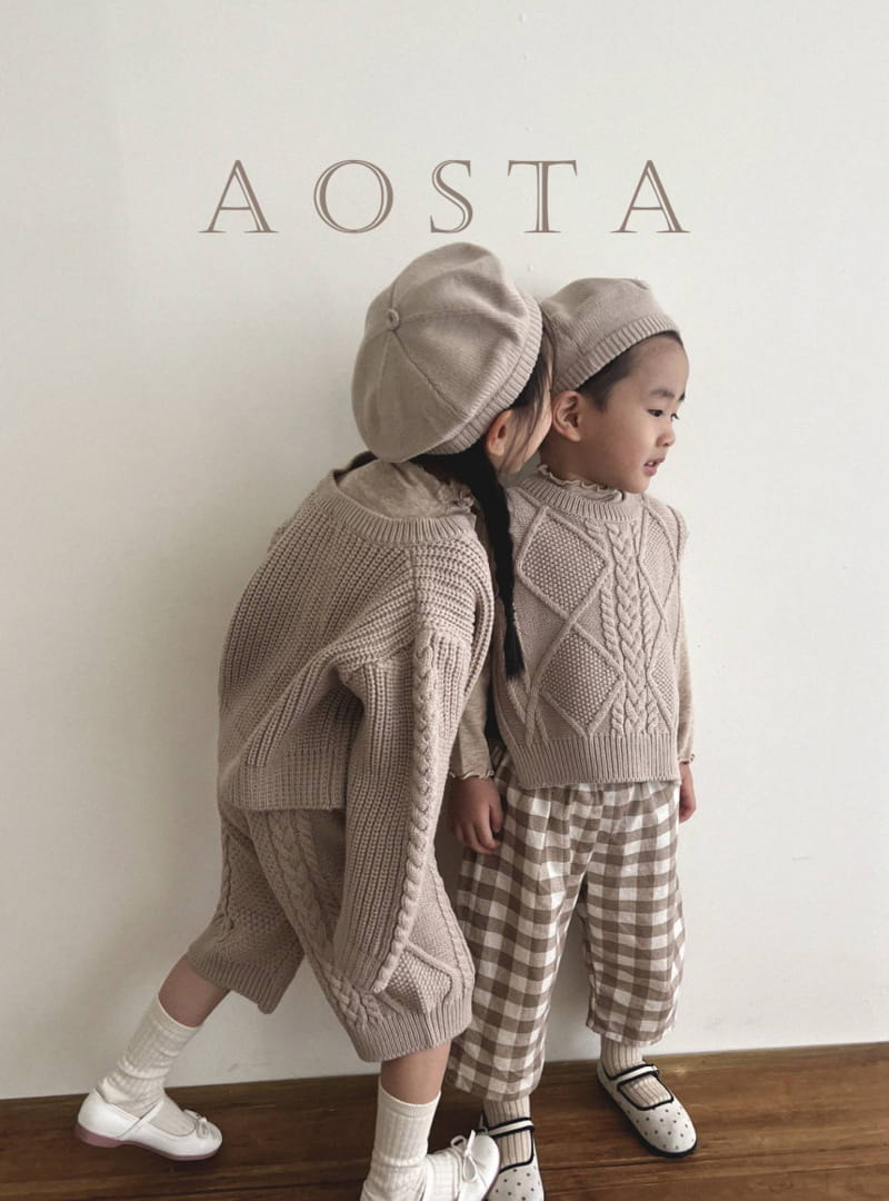 Aosta - Korean Children Fashion - #prettylittlegirls - Knit Pants - 11