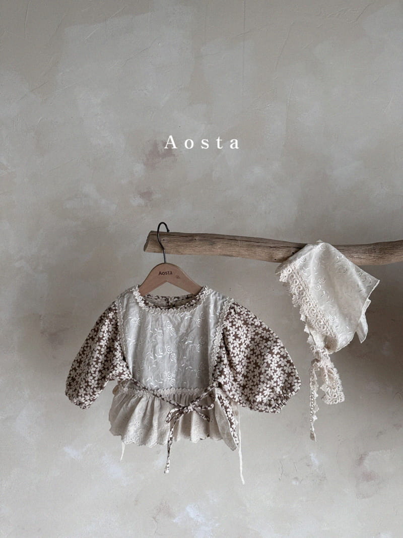 Aosta - Korean Children Fashion - #stylishchildhood - Lace Bonnet - 6