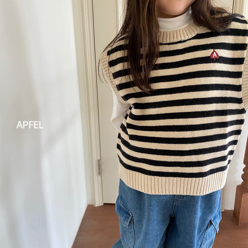 Apfel - Korean Children Fashion - #Kfashion4kids - Bell Knit Vest - 6