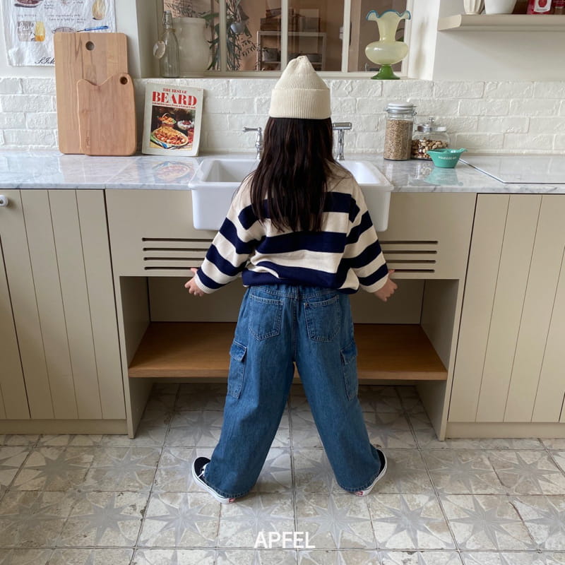 Apfel - Korean Children Fashion - #childofig - Mer Gunbbang Jeans - 7