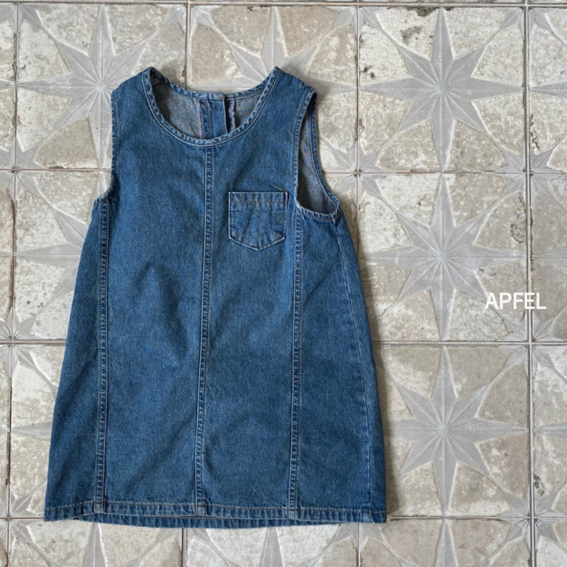 Apfel - Korean Children Fashion - #childrensboutique - Gretel Denim One-piece