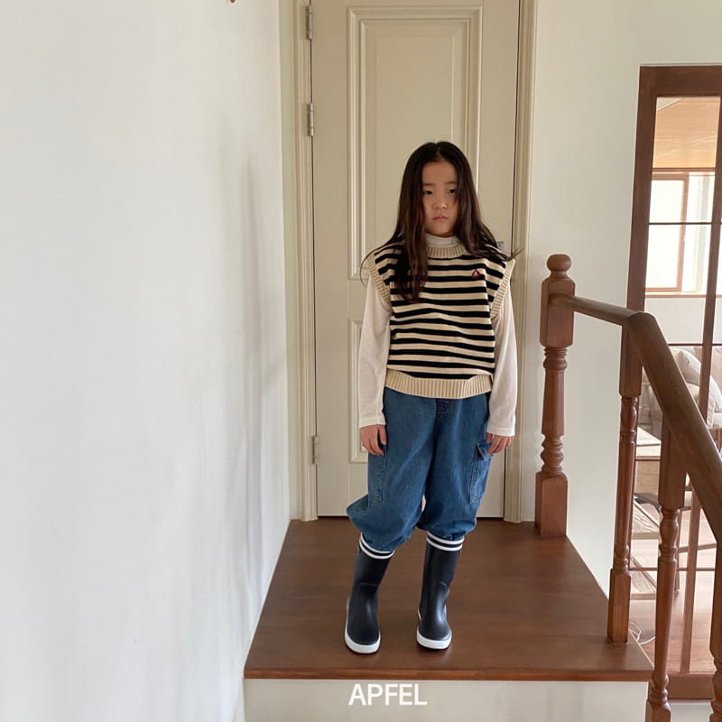 Apfel - Korean Children Fashion - #childrensboutique - Mer Gunbbang Jeans - 8