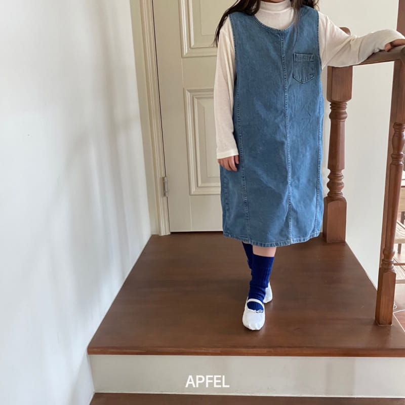 Apfel - Korean Children Fashion - #discoveringself - Gretel Denim One-piece - 4