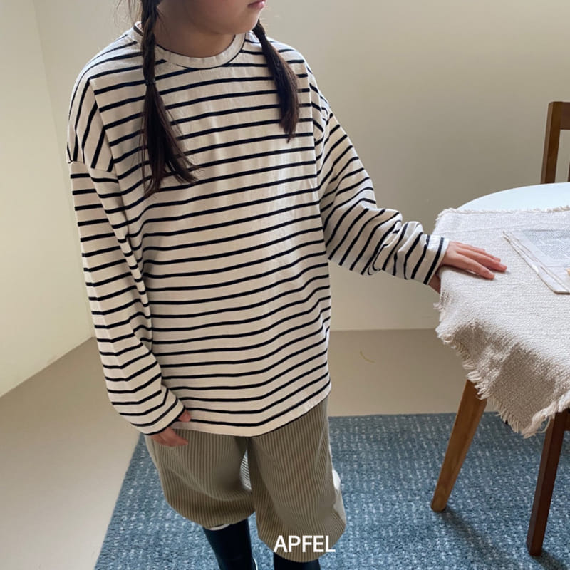 Apfel - Korean Children Fashion - #kidsshorts - Vibe Stripes Tee - 11