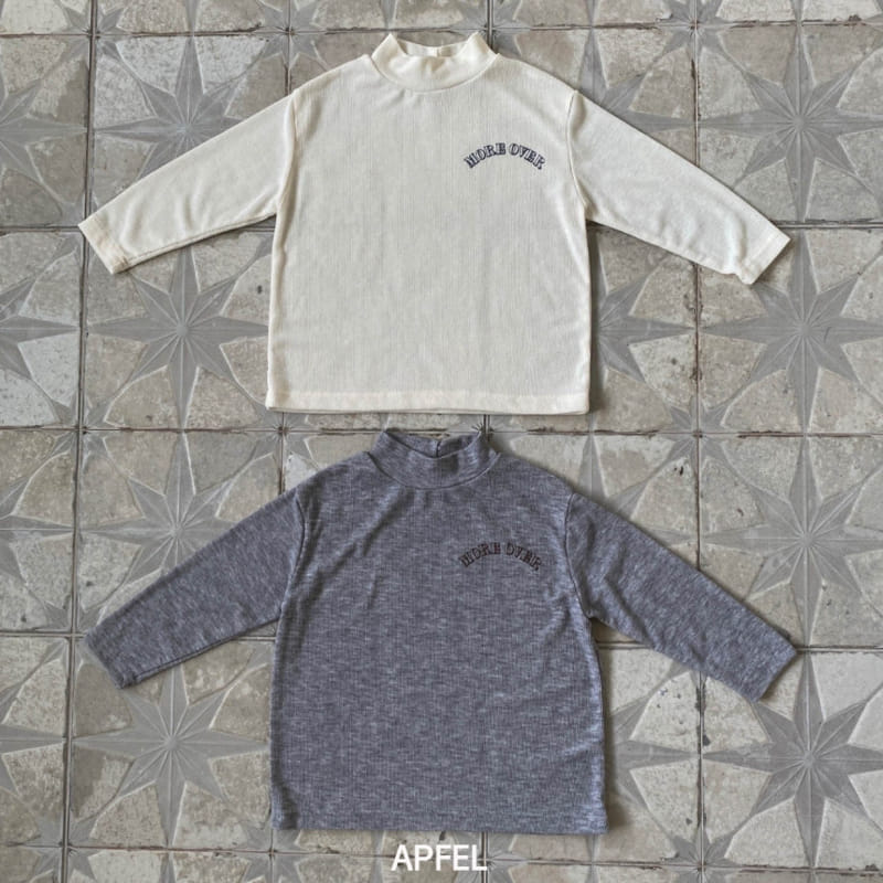 Apfel - Korean Children Fashion - #kidzfashiontrend - Over Turtleneck Tee