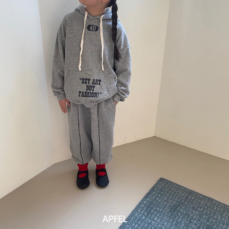 Apfel - Korean Children Fashion - #kidzfashiontrend - Art Hoody Tee - 7