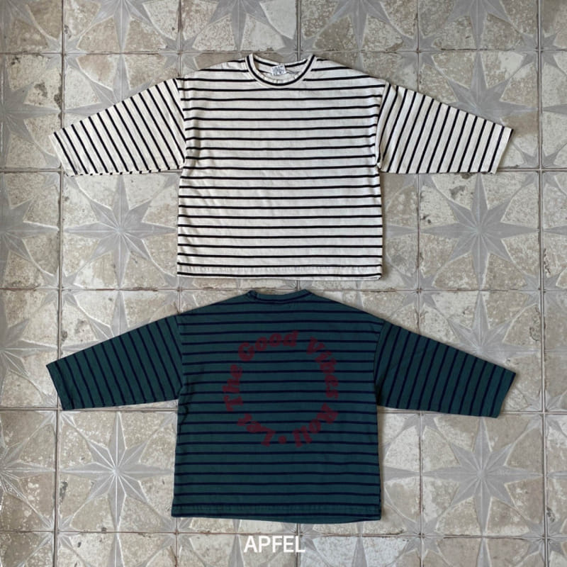 Apfel - Korean Children Fashion - #littlefashionista - Vibe Stripes Tee