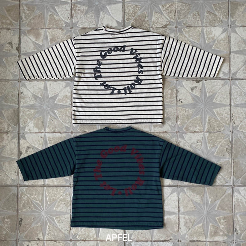 Apfel - Korean Children Fashion - #magicofchildhood - Vibe Stripes Tee - 2