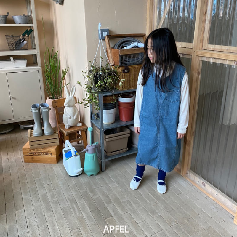 Apfel - Korean Children Fashion - #prettylittlegirls - Gretel Denim One-piece - 12