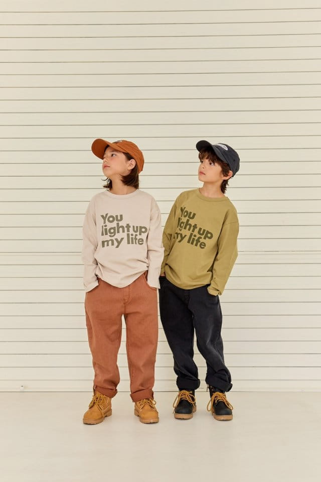 Apple Smile - Korean Children Fashion - #discoveringself - Light Up Tee