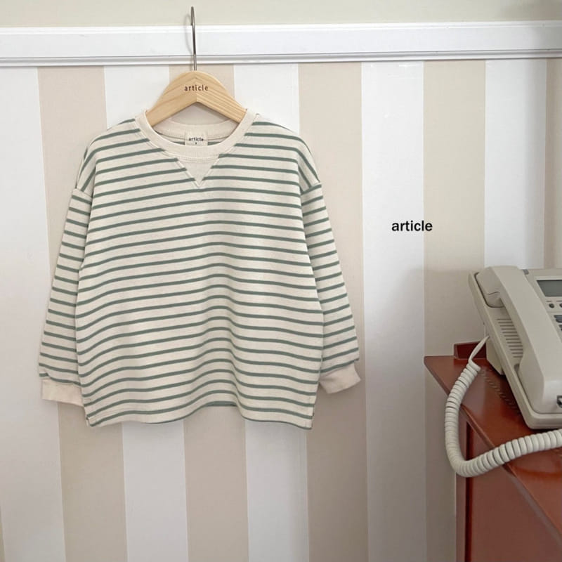 Article - Korean Children Fashion - #Kfashion4kids - Pepper Stripes Tee - 3