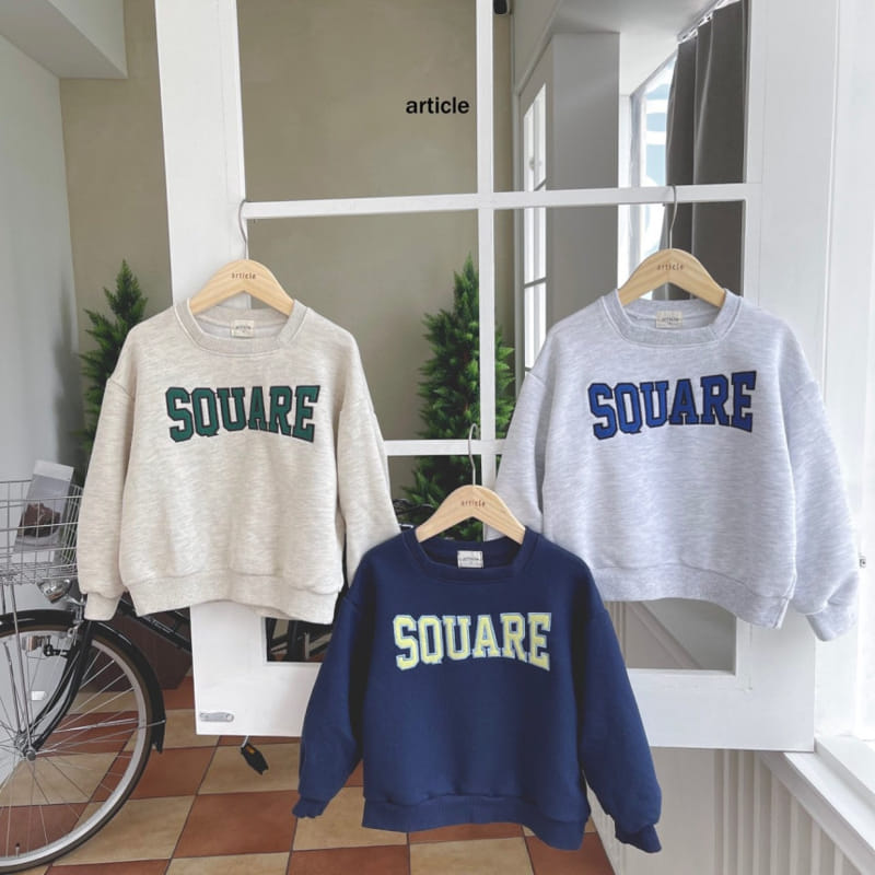 Article - Korean Children Fashion - #childofig - Square Sweatshirt